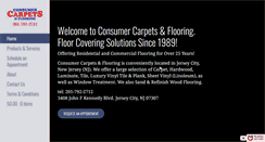 Desktop Screenshot of consumercarpets.com